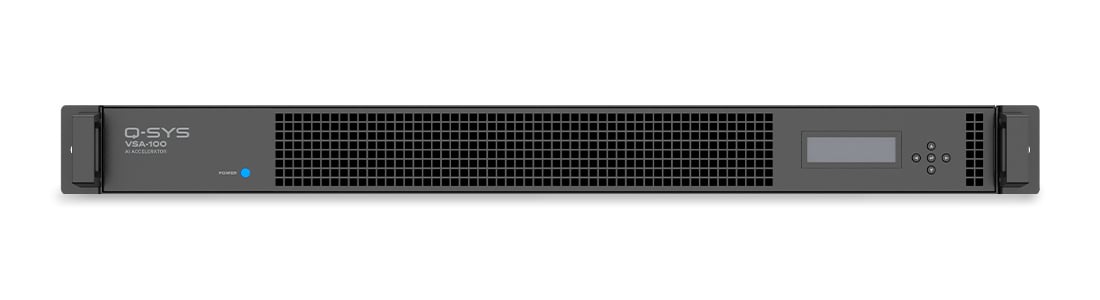 Front image of Q-SYS VSA-100