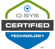 Q-SYS Certified Technology badge