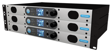 Three Ampetronic C Series Drivers stacked on top of eachother