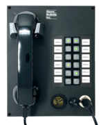 Front view of an Alcorn McBride VC12X V-Com system