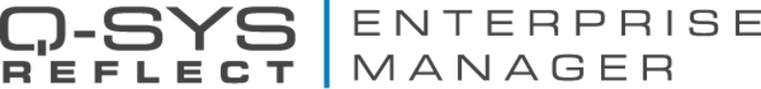 Q-SYS Reflect Enterprise Manager badge