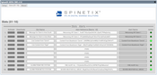 Screenshot of the SpinetiX ARYA control program