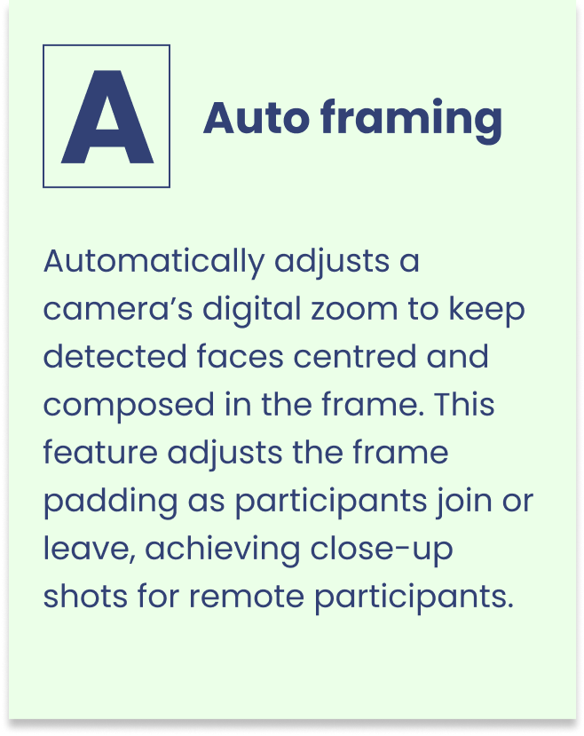 Auto Framing definition