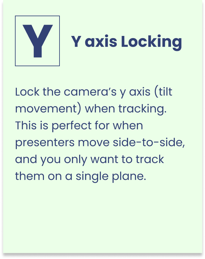 Y axis Locking definition