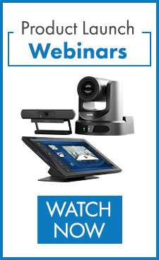 Image text: Product launch webinars, watch now