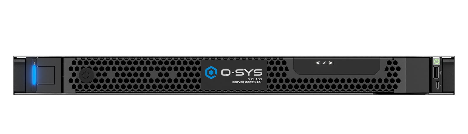 Front image of Q-SYS Server Core X20r