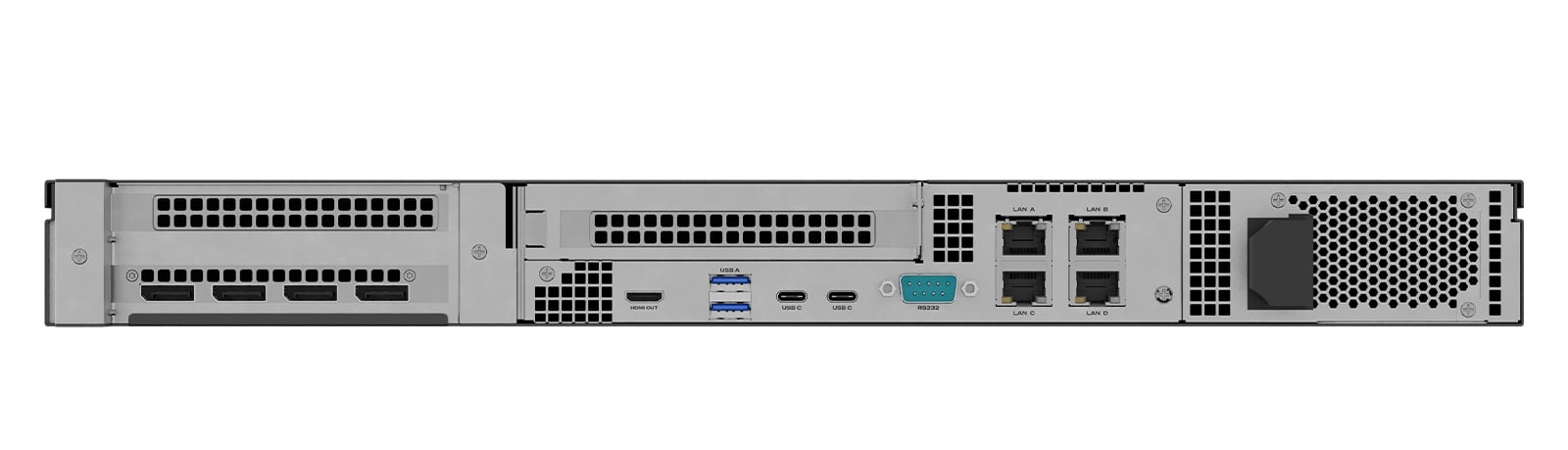 Rear image of Q-SYS VSA-100