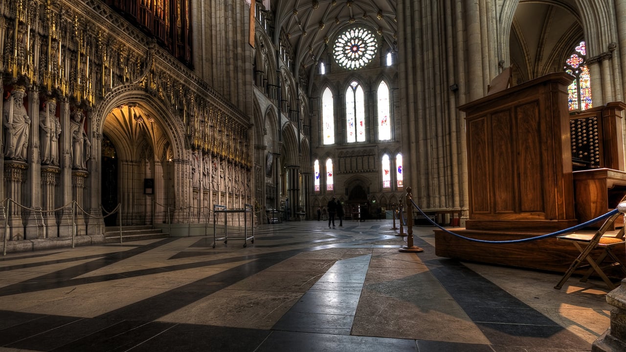 Inside view of York Minster enhanced with a Q-SYS integrated system