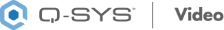 Q-SYS video logo