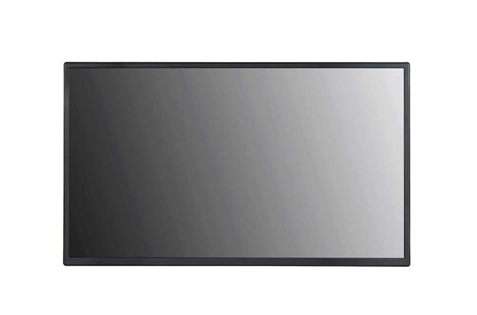 View of a blank LG Commercial Display