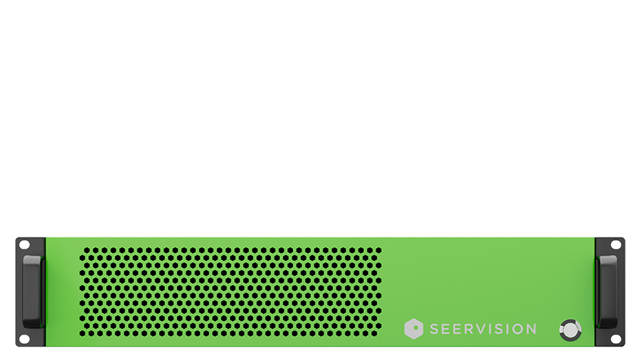 Front view of a Seervision AI Accelerator