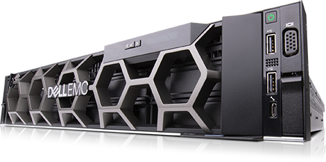 Angled view of a Q-SYS Core 5200 Enterprise Processor