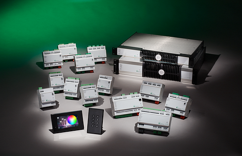 Group shot of ETC Unison Mosaic products