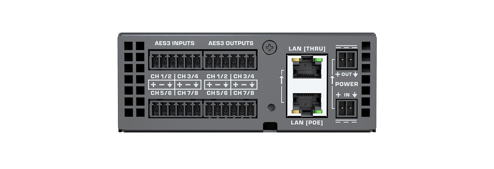 Rear image of QIO-AES8x8