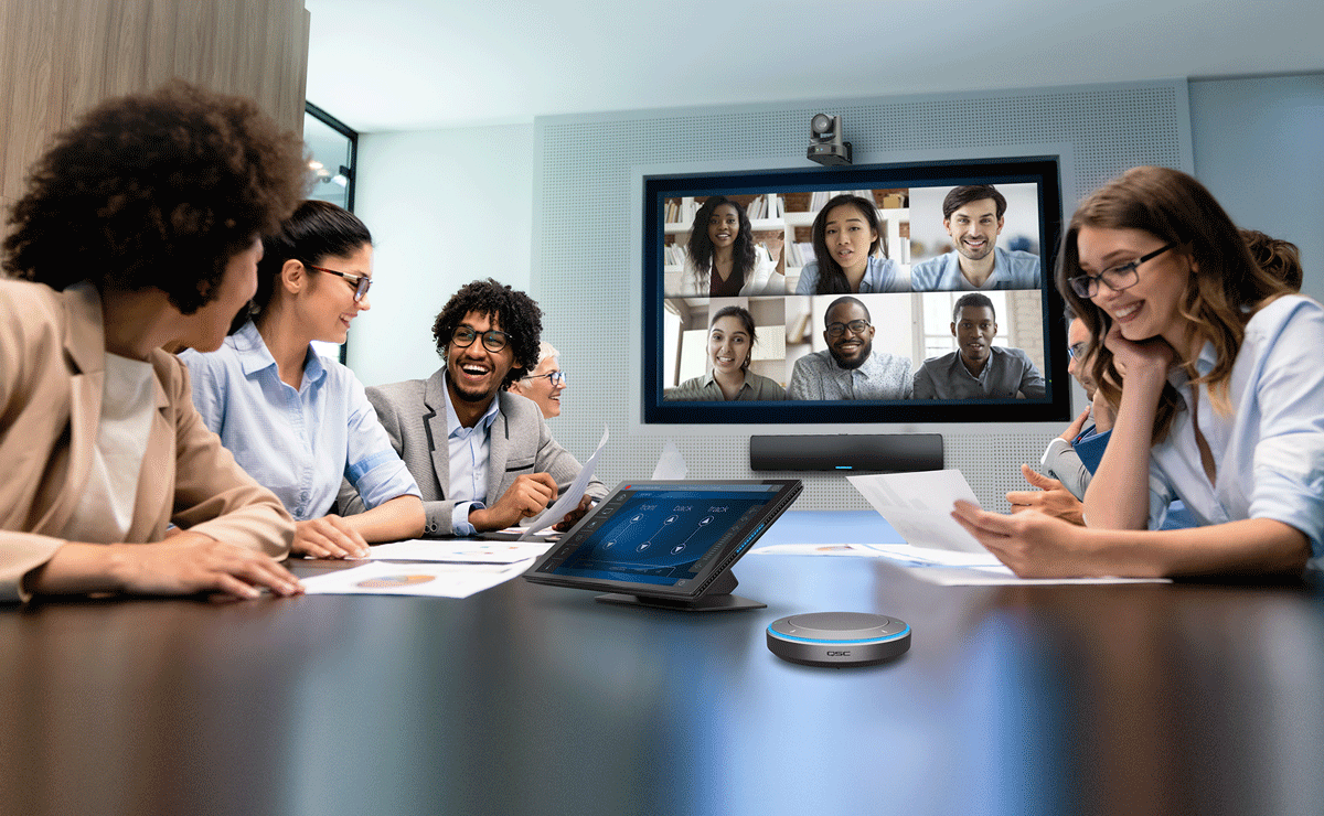 Image of people around a conference table