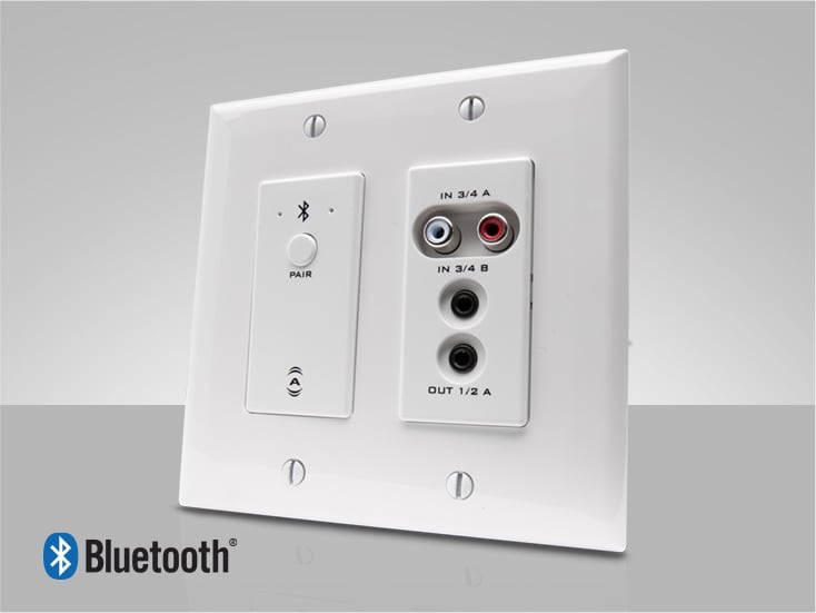 Image of wall-mount network audio interfaces