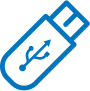 Icon of a usb thumb drive