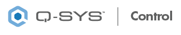 Q-SYS control logo