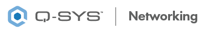 Q-SYS networking logo