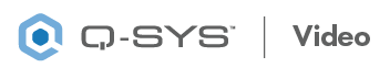 Q-SYS Video logo