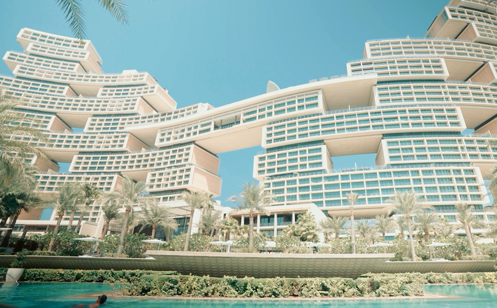 Image of a resort on the water