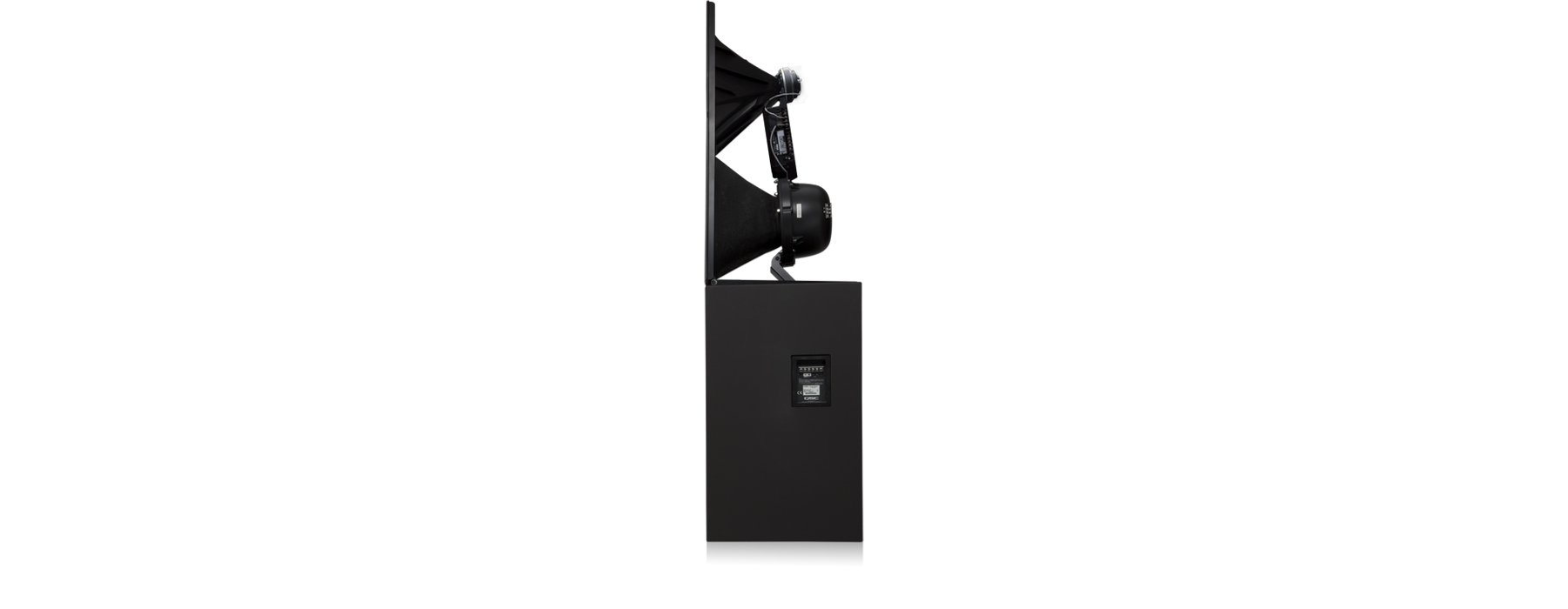 Hero side view of a of a SC-223X cinema loudspeaker