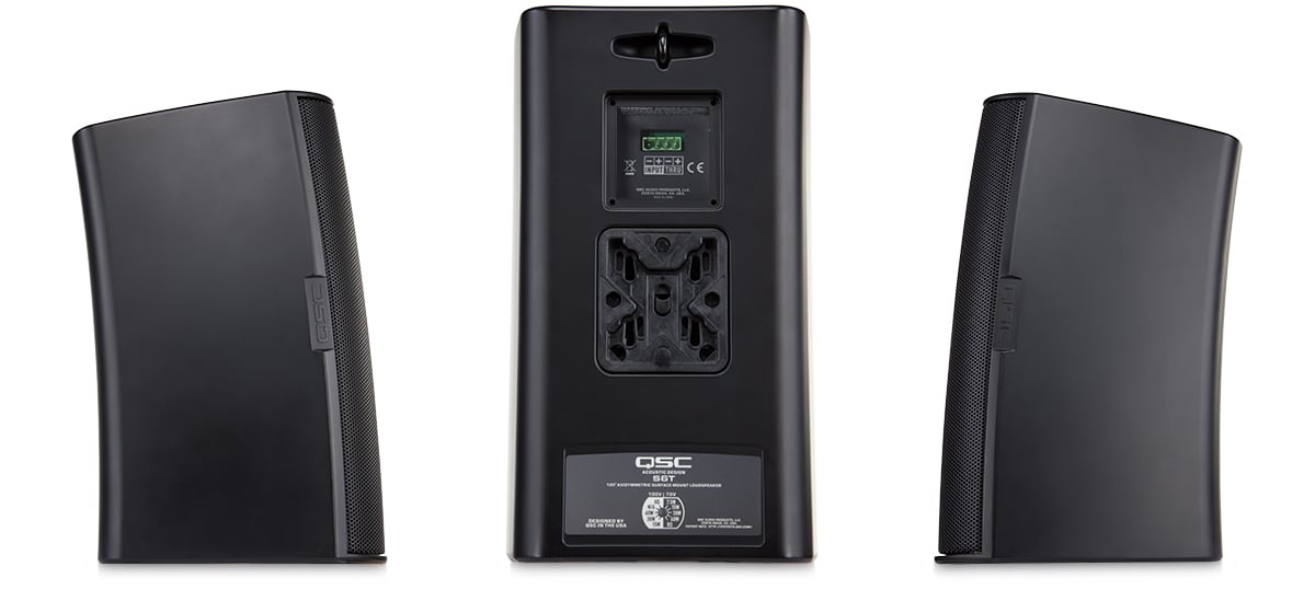 Hero image back and side view of black in color AD-S6T