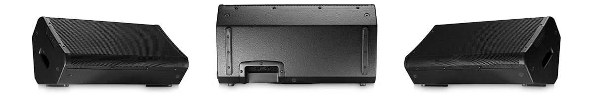 Hero rear and angled view of the AP-5122m High SPL loudspeaker
