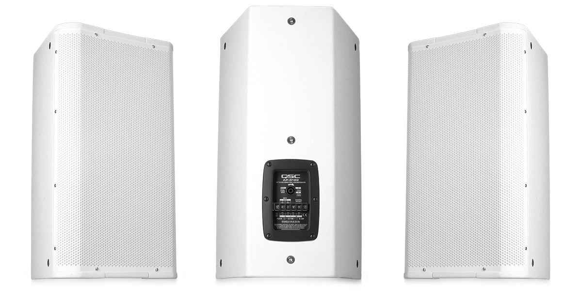 Hero back and side view of a white in color AP-5122