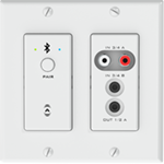 Front view of an in-wall unA6IO-BT
