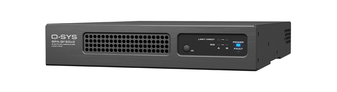 Left Image of SPA-Qf 60x2 Network Amplifier