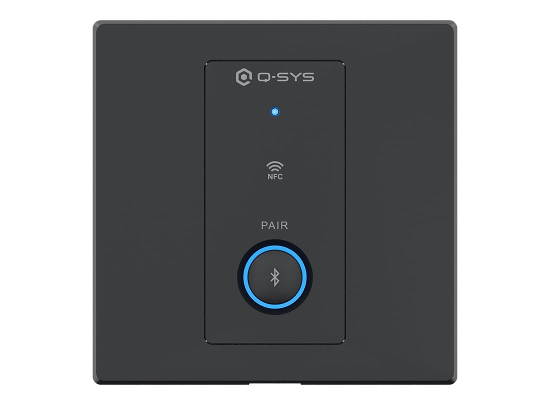 QIO-WP-BT-EU &ndash; Black - Front