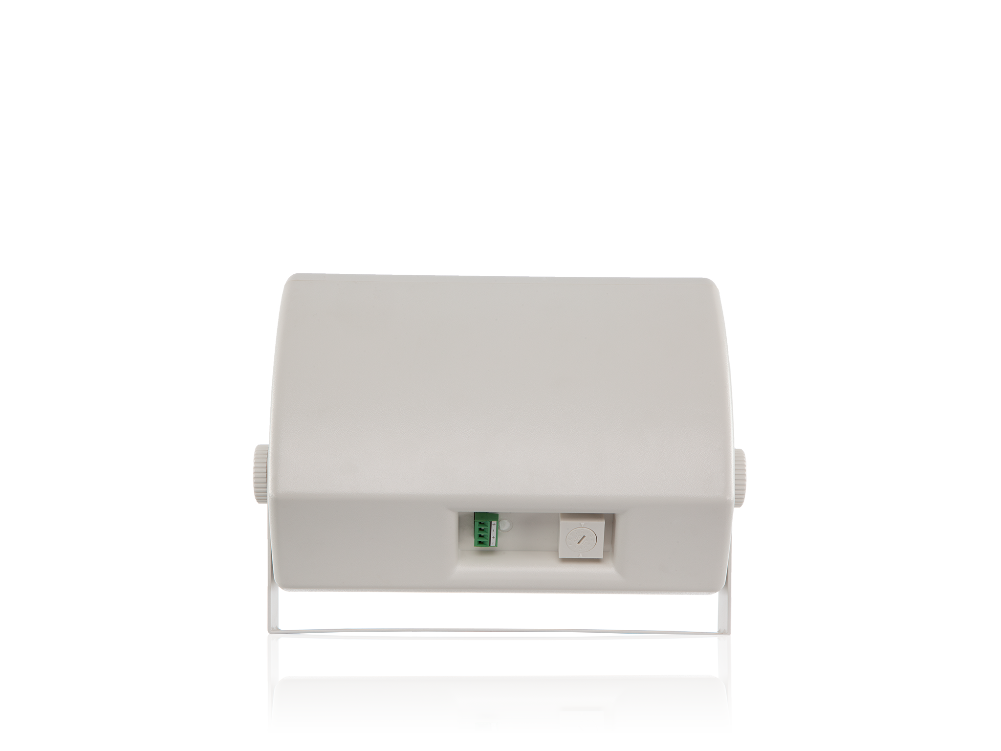 Rear Image of the White AC-S6T Loudspeaker