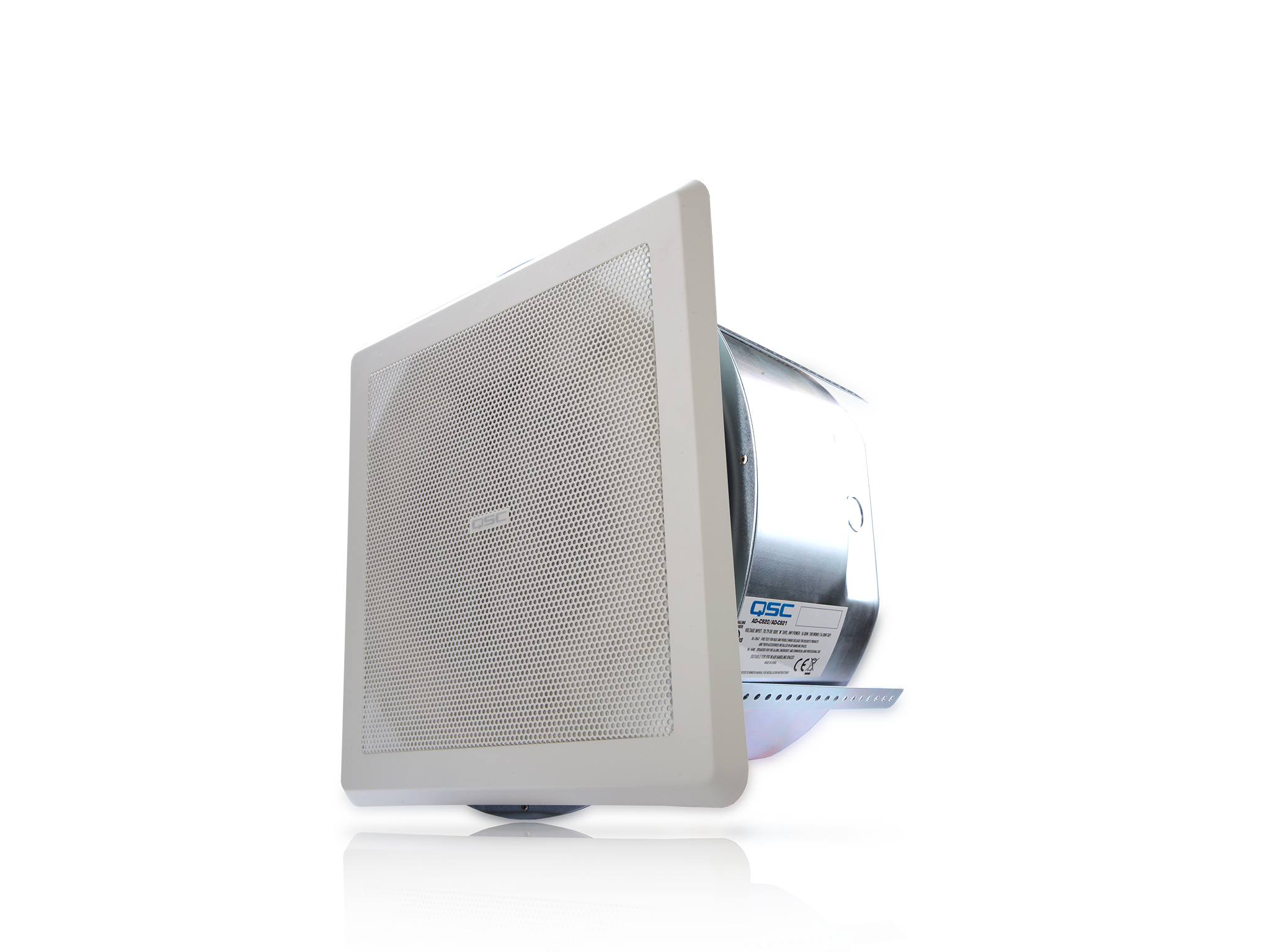 Front Left Angle Image of the AD - C820 Loudspeaker with Square Grille
