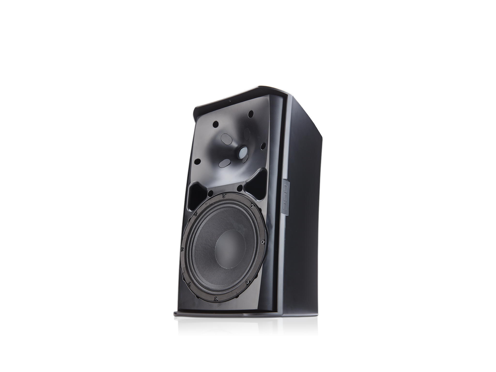 Front Left Angle 1 Image of the Black AD-S8T Loudspeaker without Grille