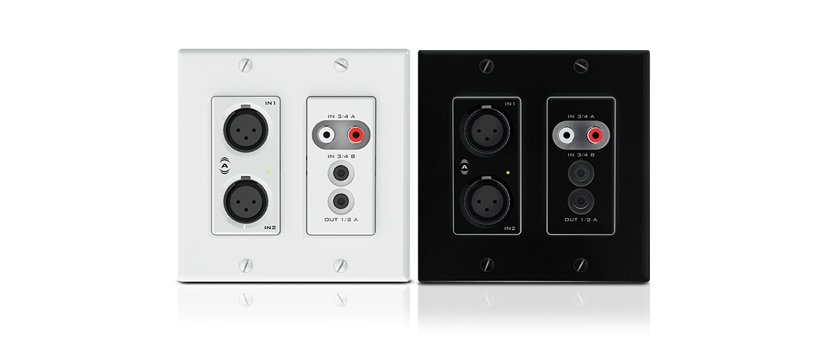 Hero front view of unD6IO one in black, and one in white