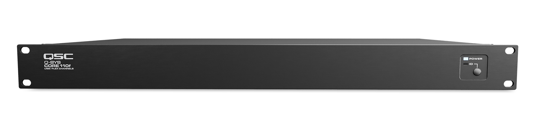 Front image of the Q-SYS Core 110f v2